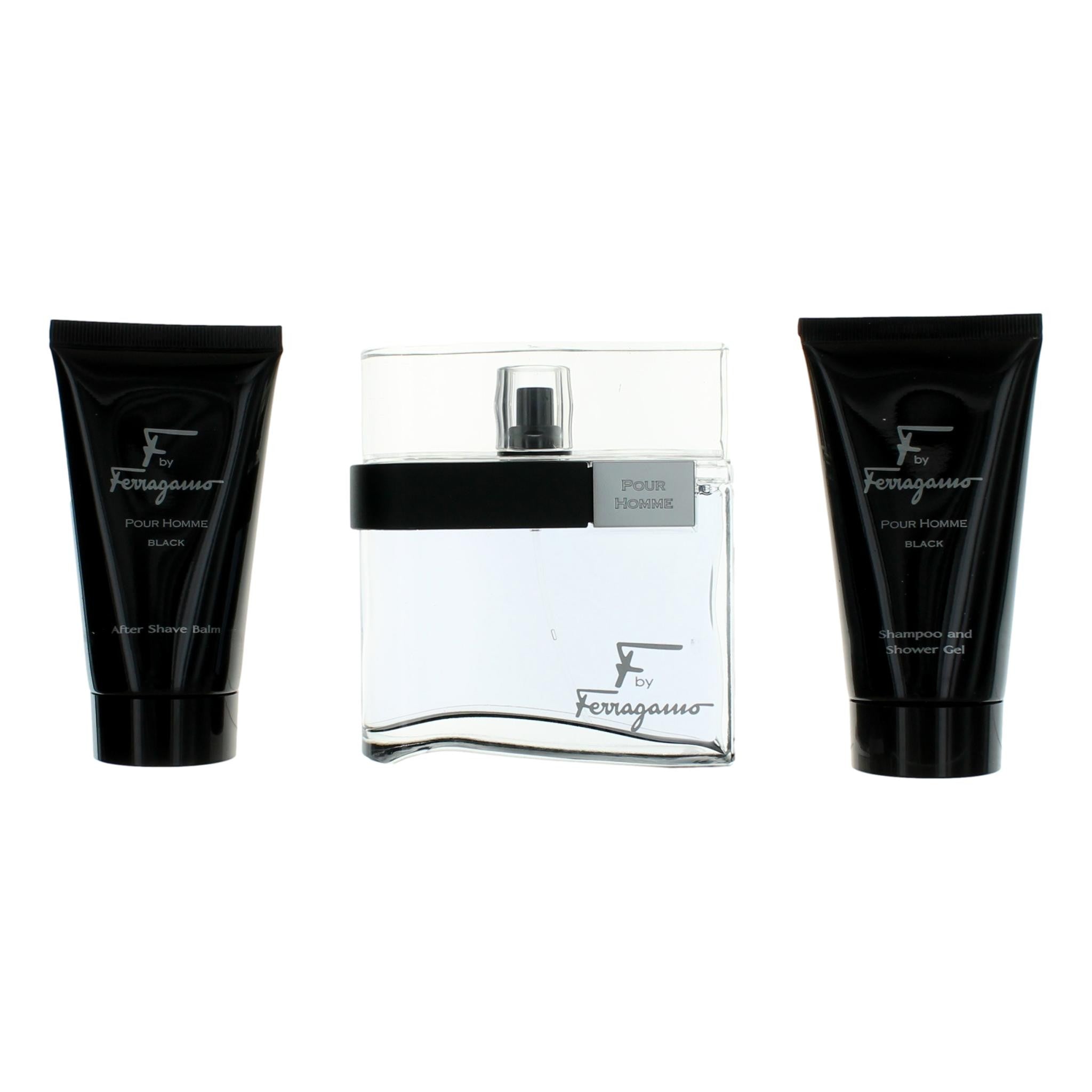 Photo of F Black by Salvatore Ferragamo, 3 Piece Gift Set for Men
